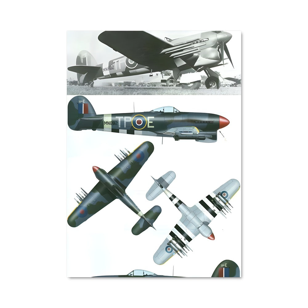 Poster Trois Typhons en Vol