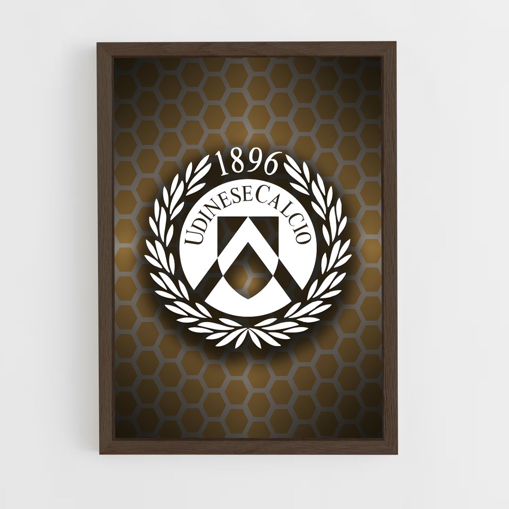 ap-udinese calcio-6 cadre Bois foncé