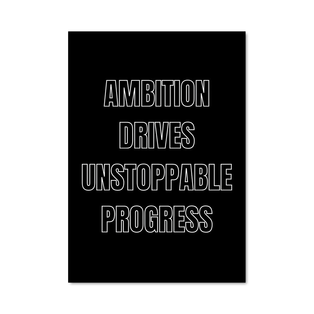 Poster Ambition Inébranlable