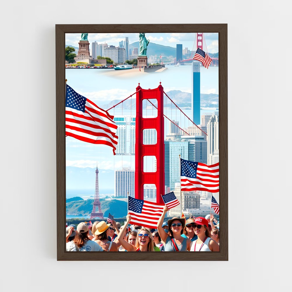 ap-usa today-11 cadre Bois foncé