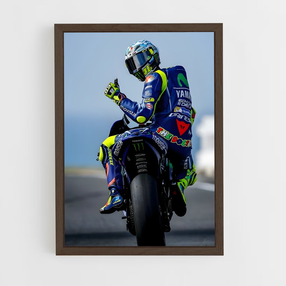 ap-valentino rossi-1 cadre Bois foncé