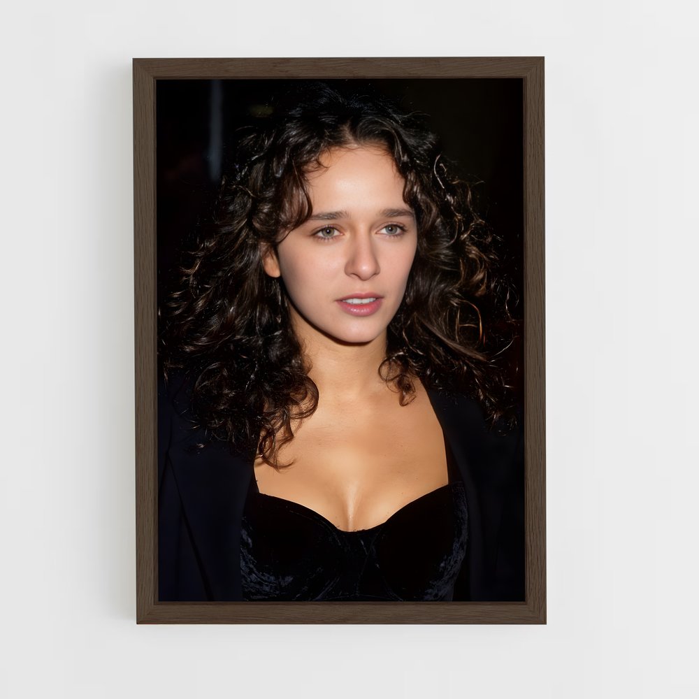 ap-valeria golino-3 cadre Bois foncé