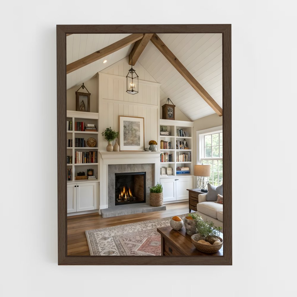 ap-vaulted ceilings-7 cadre Bois foncé