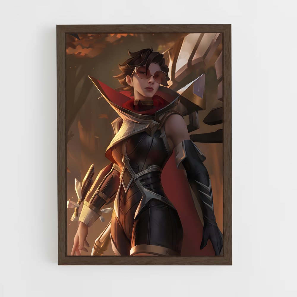 ap-vayne-8 cadre Bois foncé