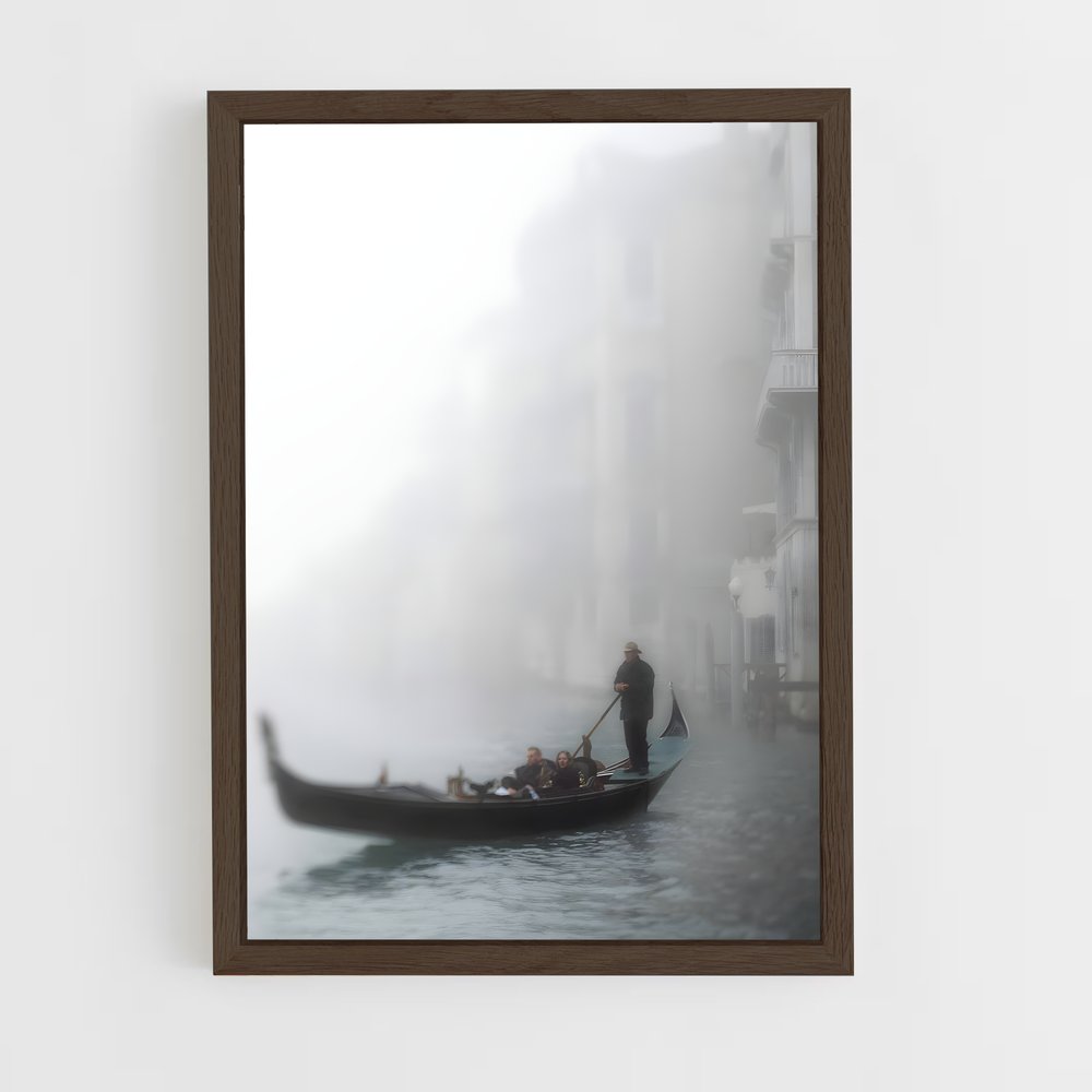 ap-venetian gondola-5 cadre Bois foncé