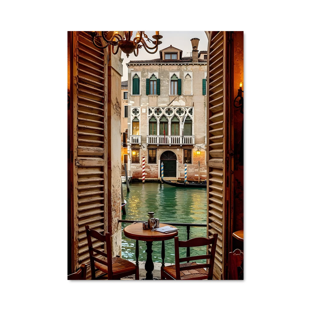 Poster Terrasse Vénitienne