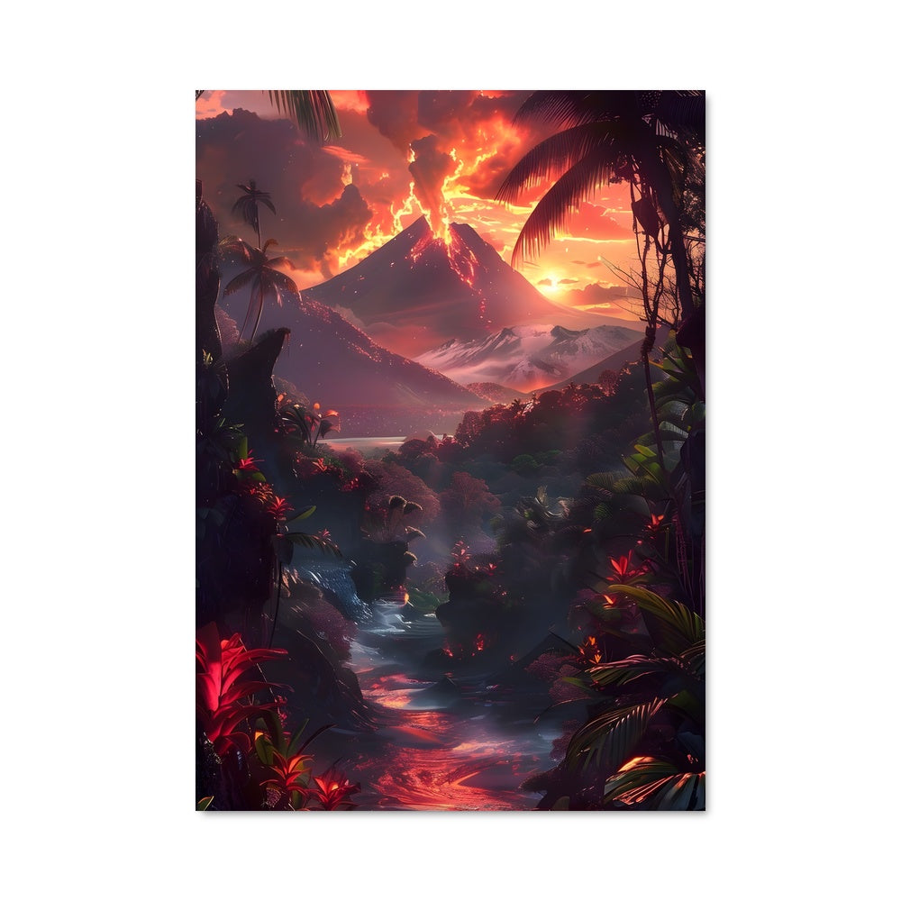 Poster Lueur Volcanique