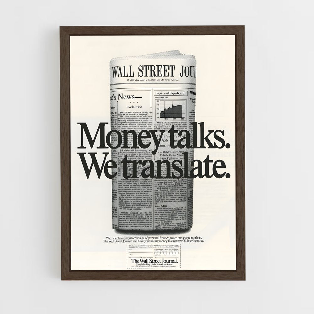 ap-wall street journal-1 cadre Bois foncé