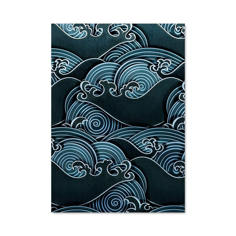 Poster Wave patterns 19705