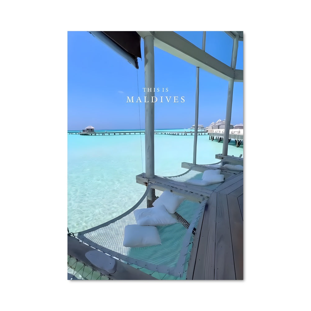 Poster White sand beach 94511