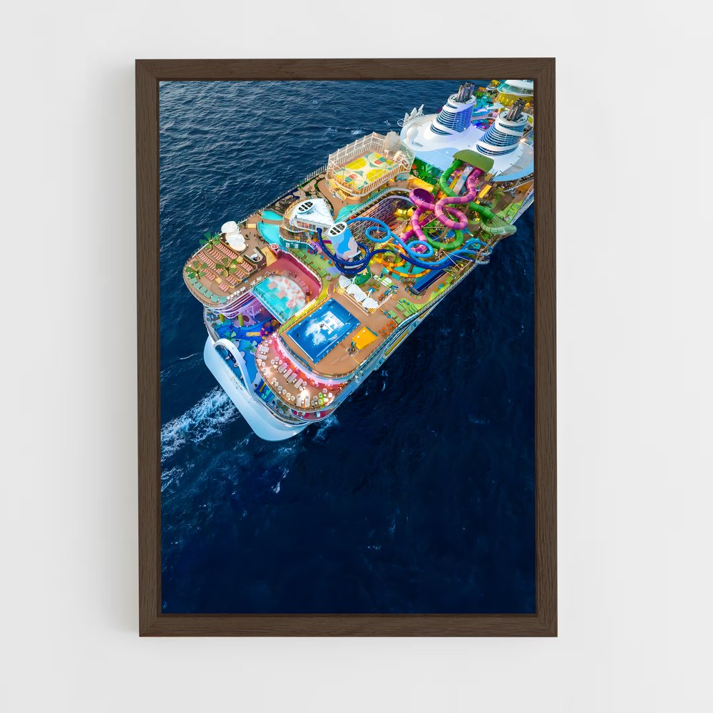 ap-wonder of the seas-3 cadre Bois foncé