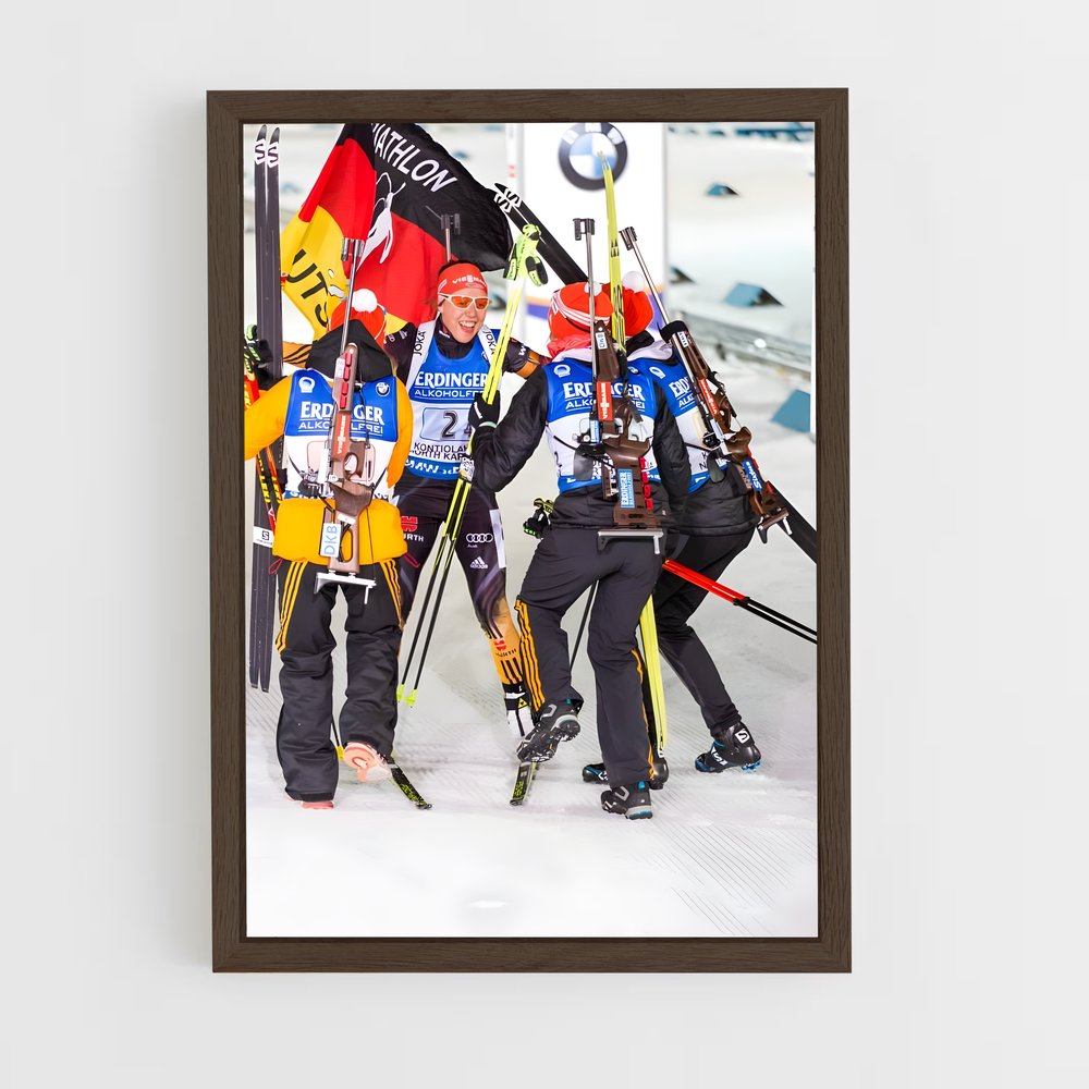ap-world biathlon championships-5 cadre Bois foncé