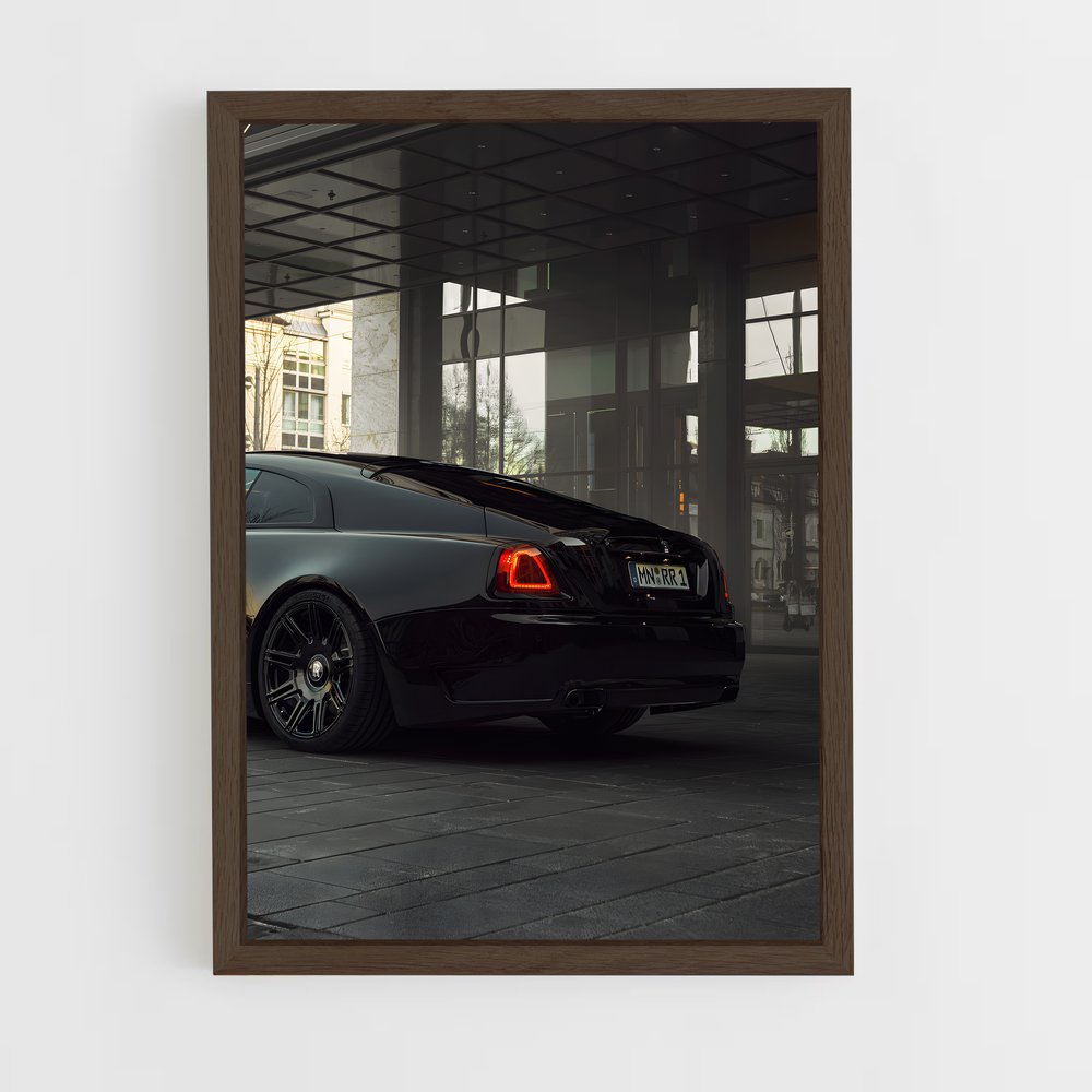 ap-wraith black badge-3 cadre Bois foncé