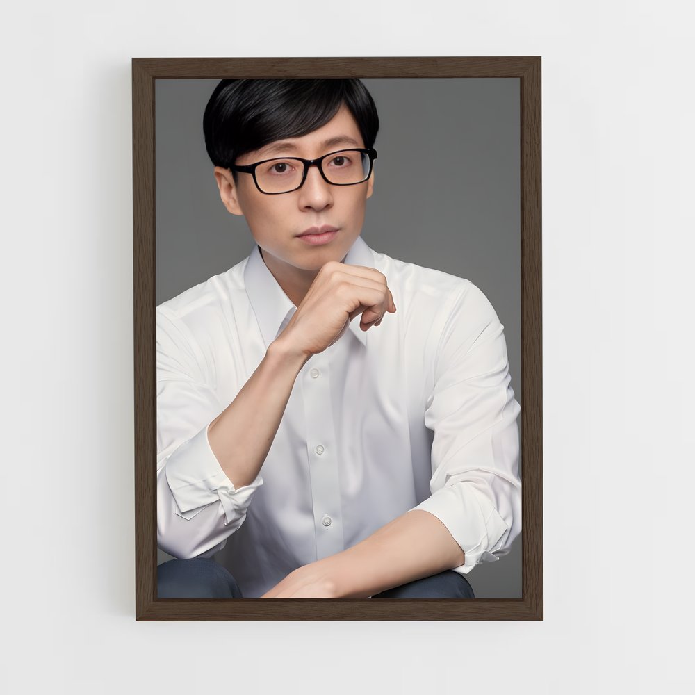 ap-yoo jae-suk-1 cadre Bois foncé