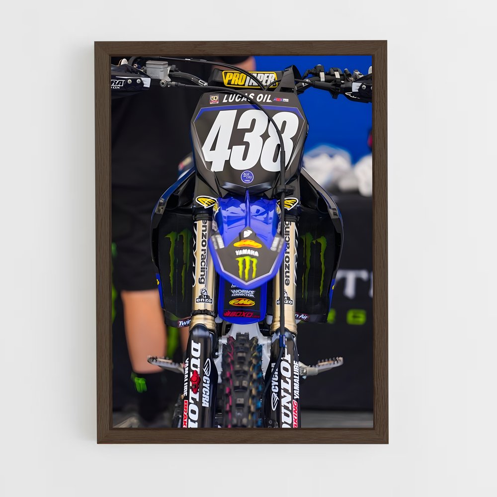 ap-yz250f-1 cadre Bois foncé