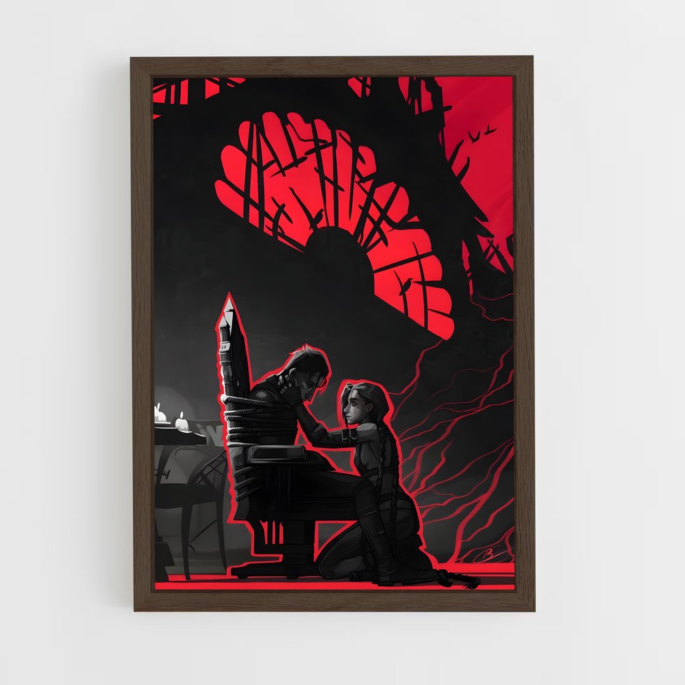 arcane-28 cadre Bois foncé