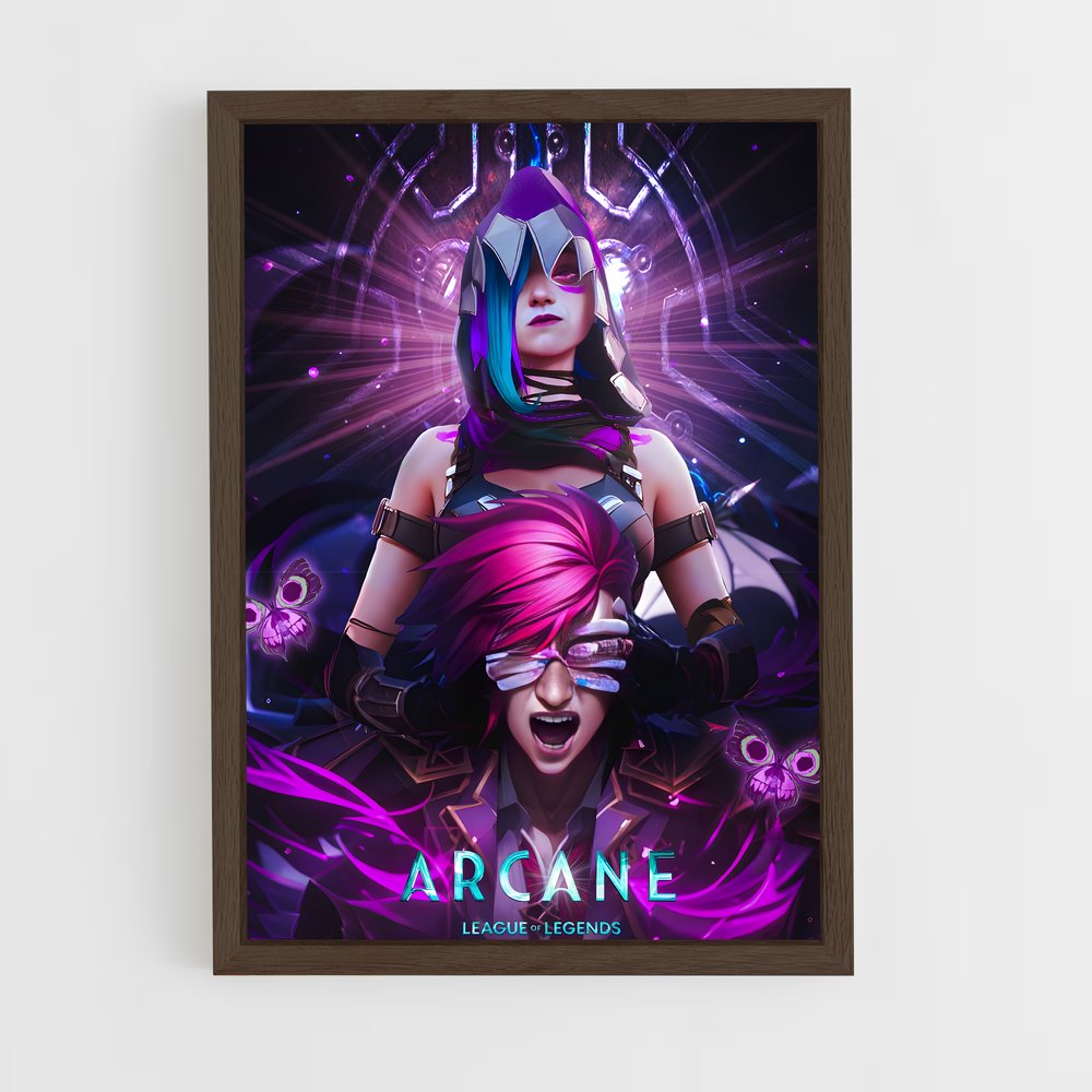 arcane-4 cadre Bois foncé
