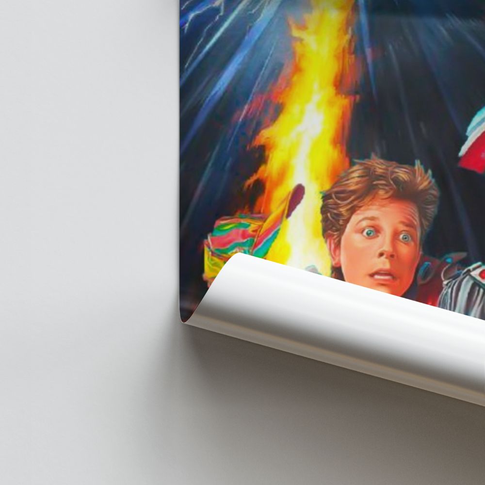 Pôster De Volta para o Futuro Vintage