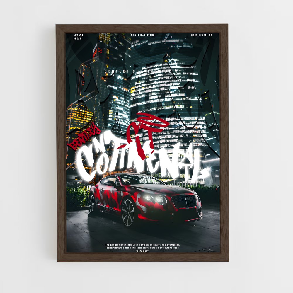 bentley-5 cadre Bois foncé