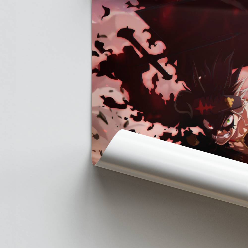 Pôster Demoníaco da Espada Asta