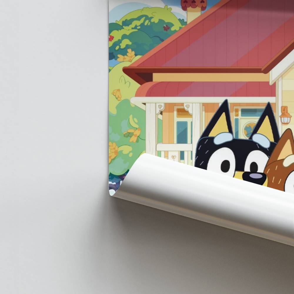 Póster Bluey House