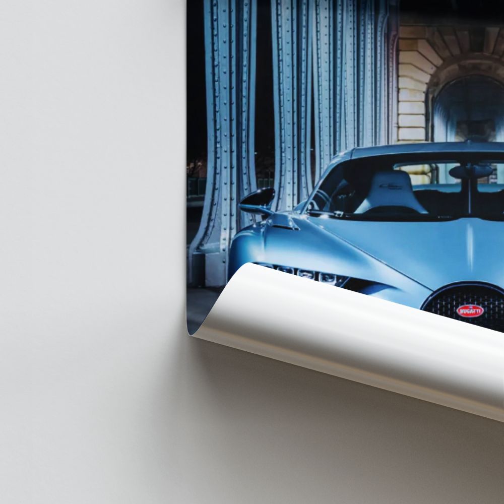 Pôster do Bugatti Chiron