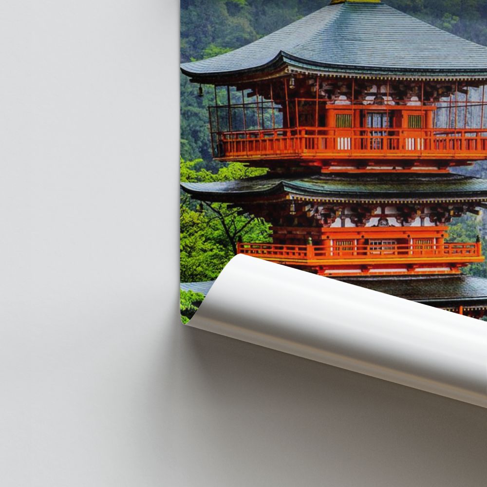 Póster Templo Chinês