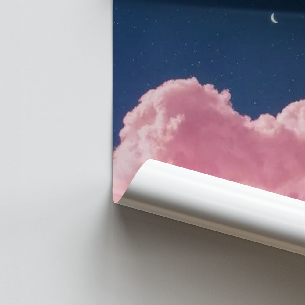 Póster Lua Nuvens