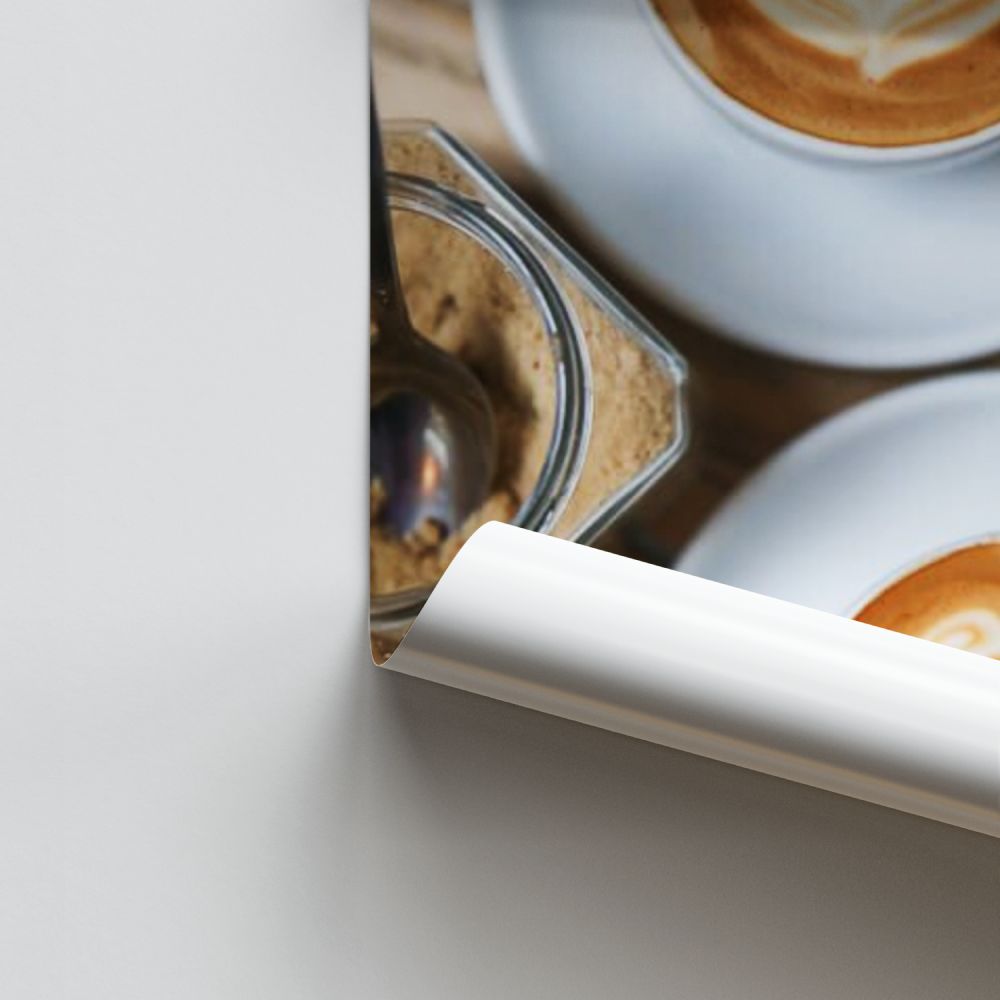 Lindo pôster de café