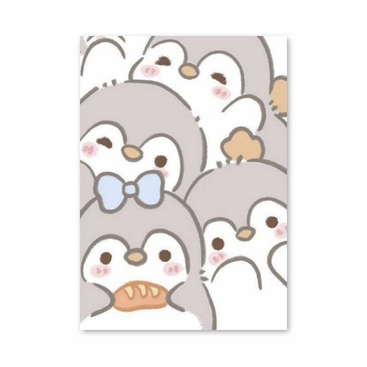 Poster Bébés Pingouins
