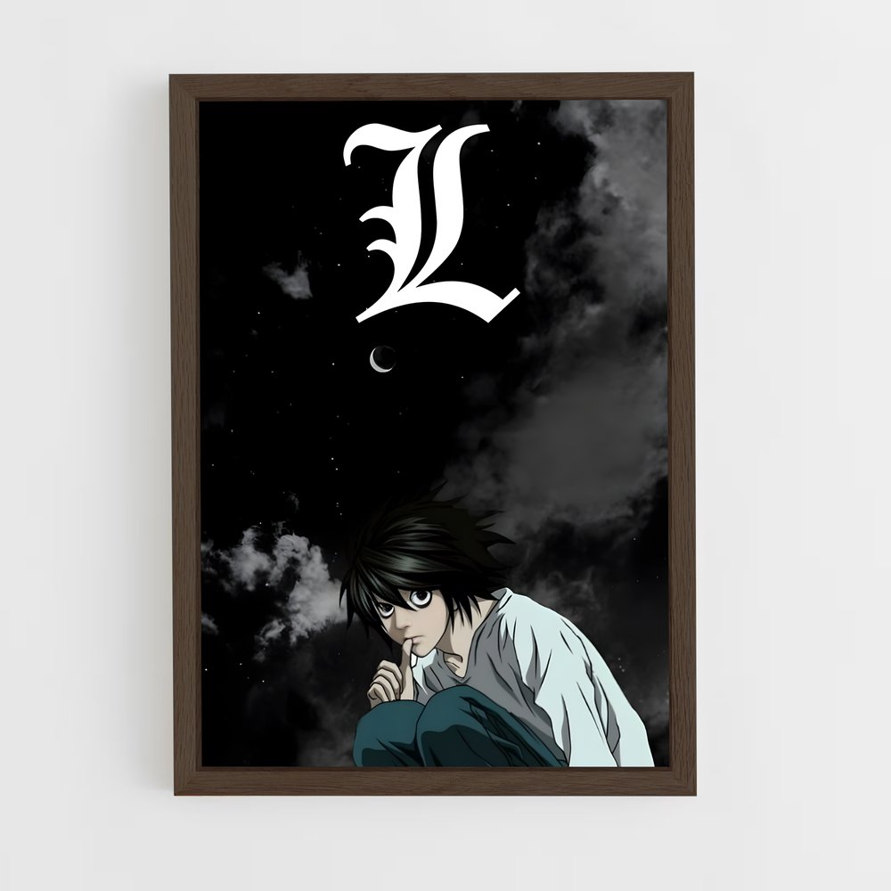 deathnote-10 cadre Bois foncé