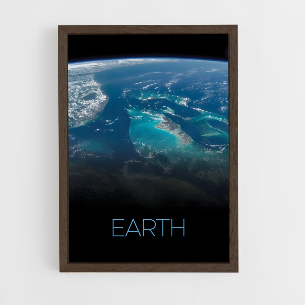 earth-6 cadre Bois foncé