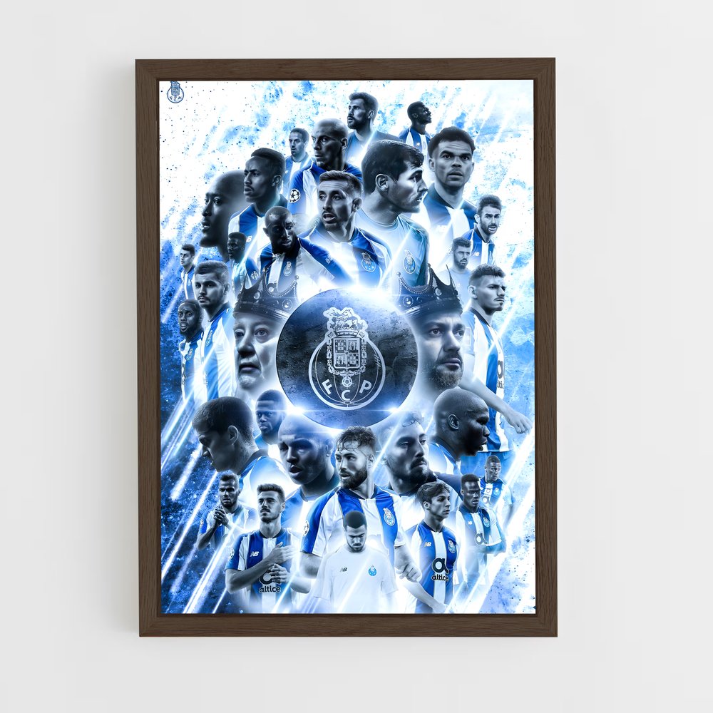 fc-porto-13 cadre Bois foncé
