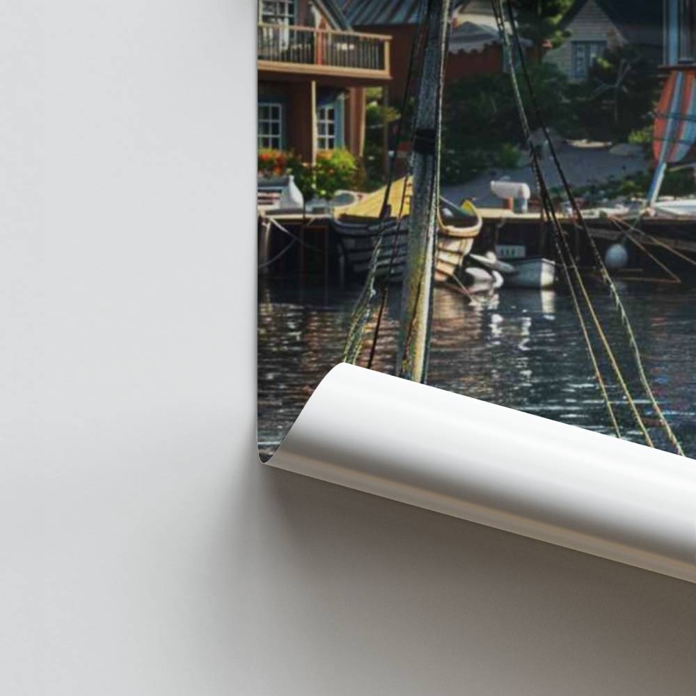 Poster Port de Pêche