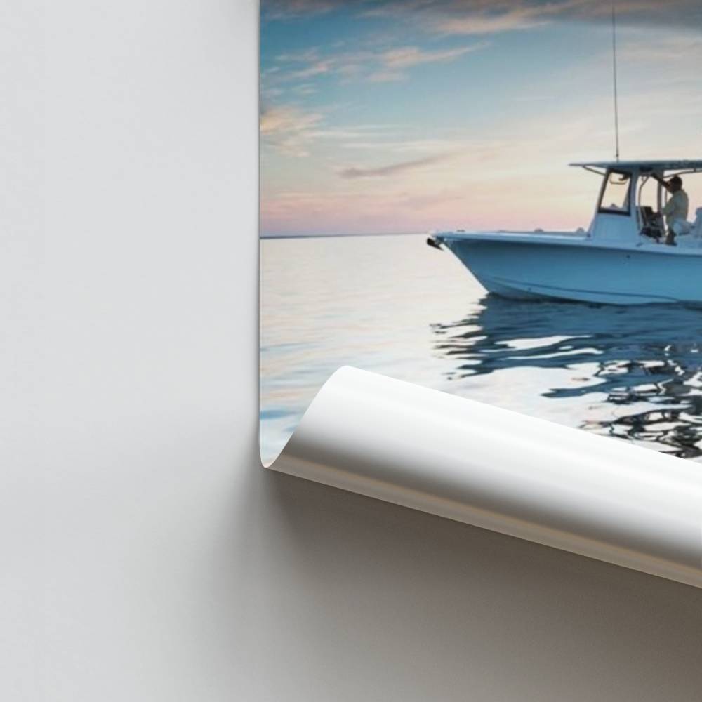 Poster Pêche en Mer