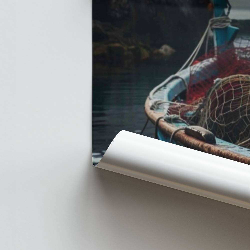 Póster Barco Pescador