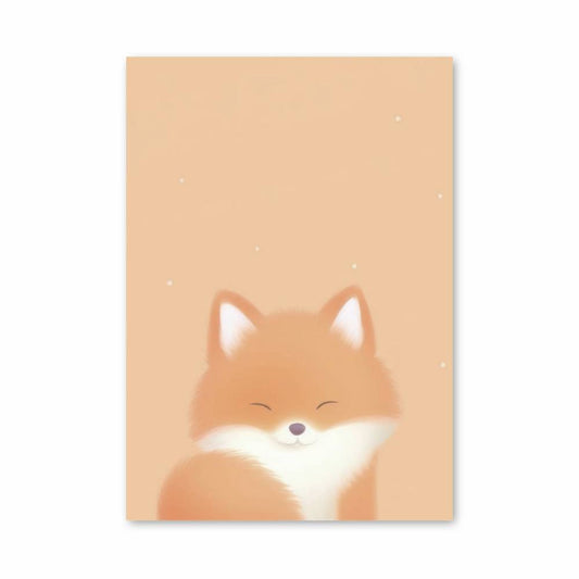 Poster Renard Serein