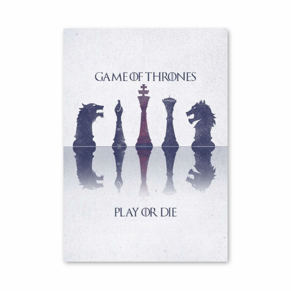 Poster Game of thrones Échecs