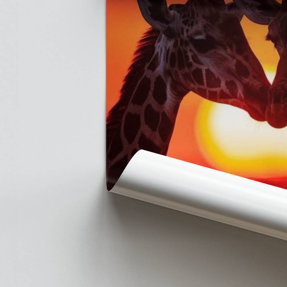 Pôster Abraço ao entardecer