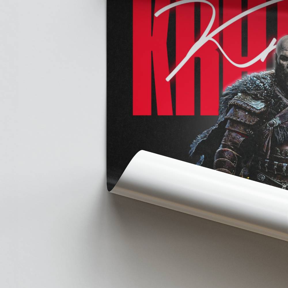 Pôster Lendário de Kratos