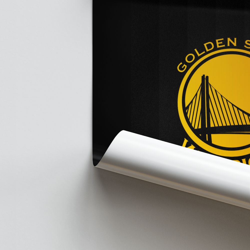 Pôster do logotipo do Golden State Warrior