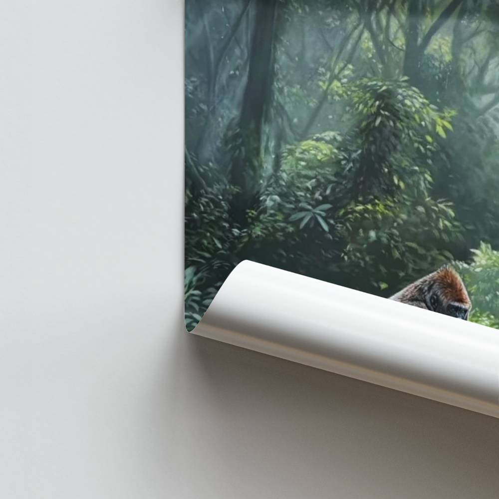 Pôster Majestoso da Selva