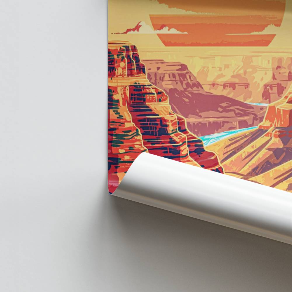 Poster Coucher de Soleil sur le Grand Canyon