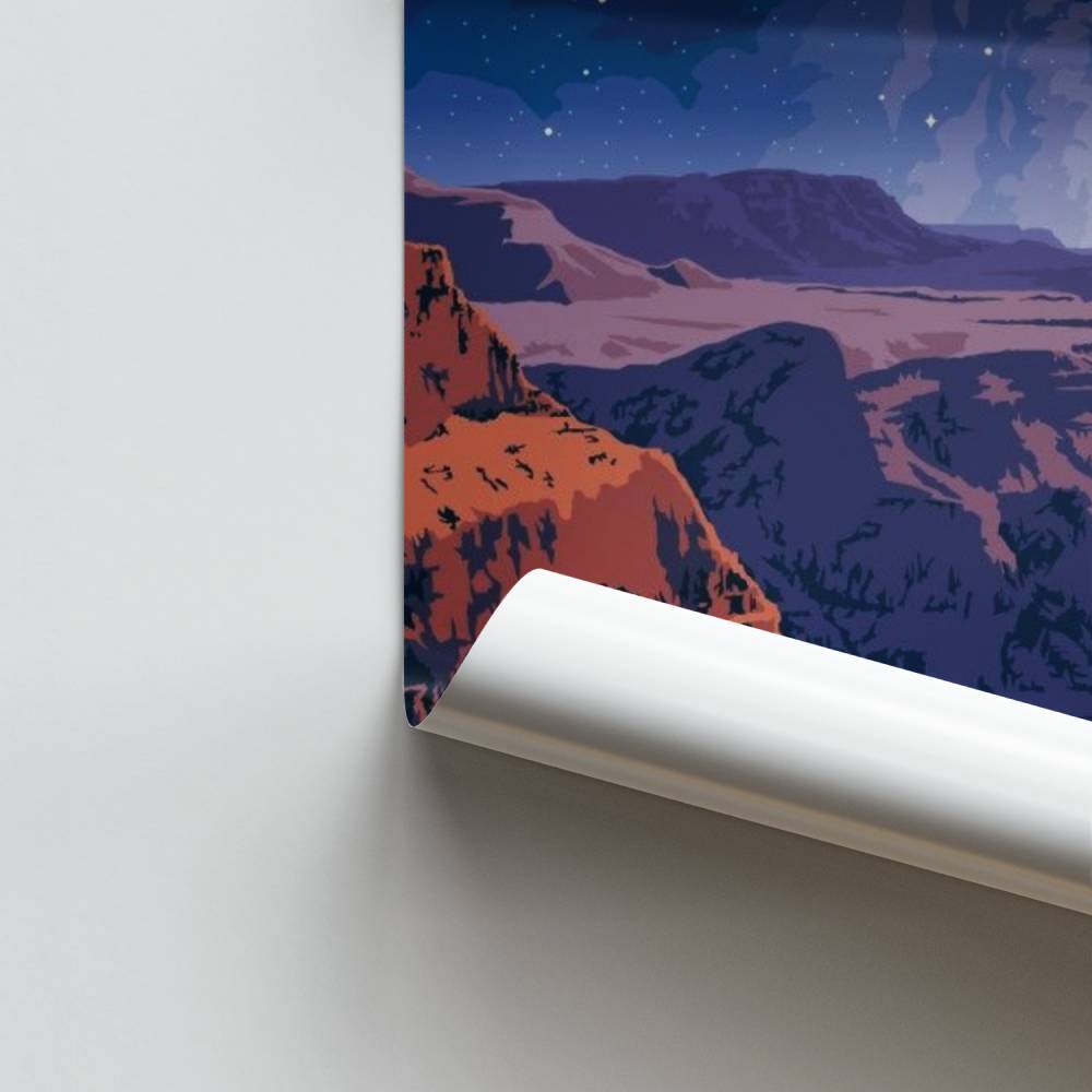 Poster Étoiles sur le Canyon
