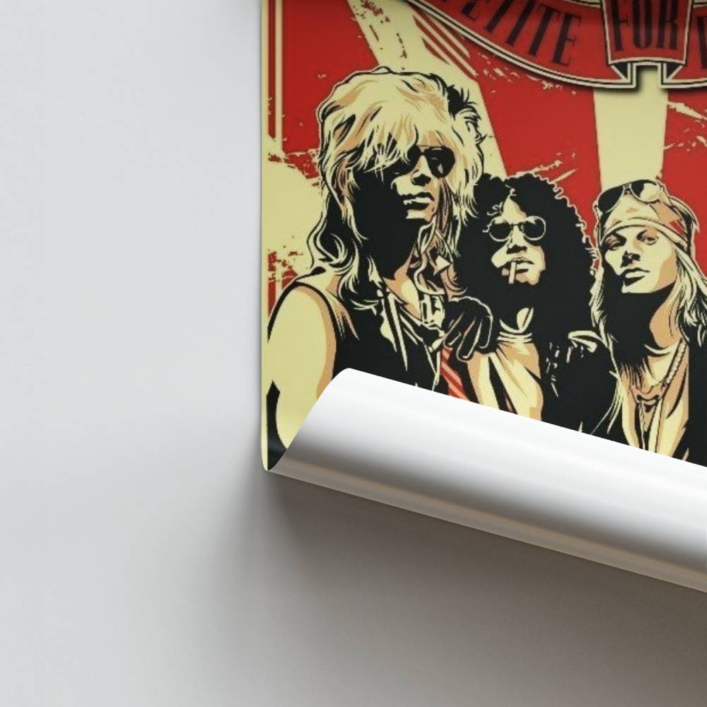 Pôster Legendary Rock Roses