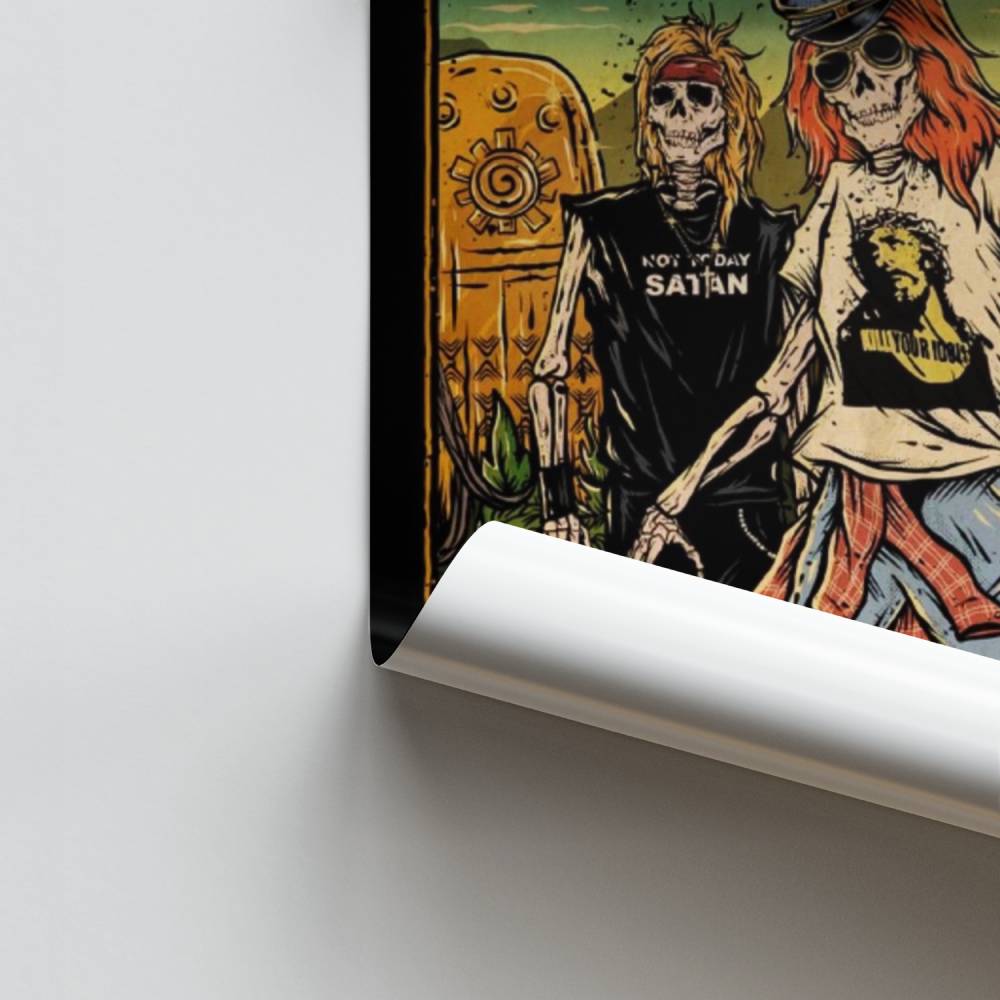 Pôster Guns N' Roses Bogotá 2022