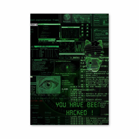 Poster Cyber Hacking