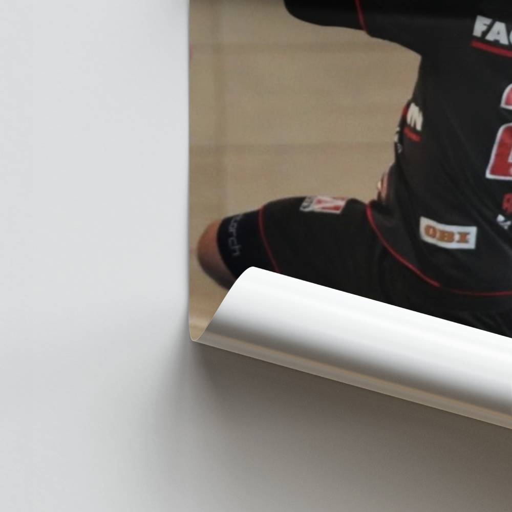 Poster Action de Handball