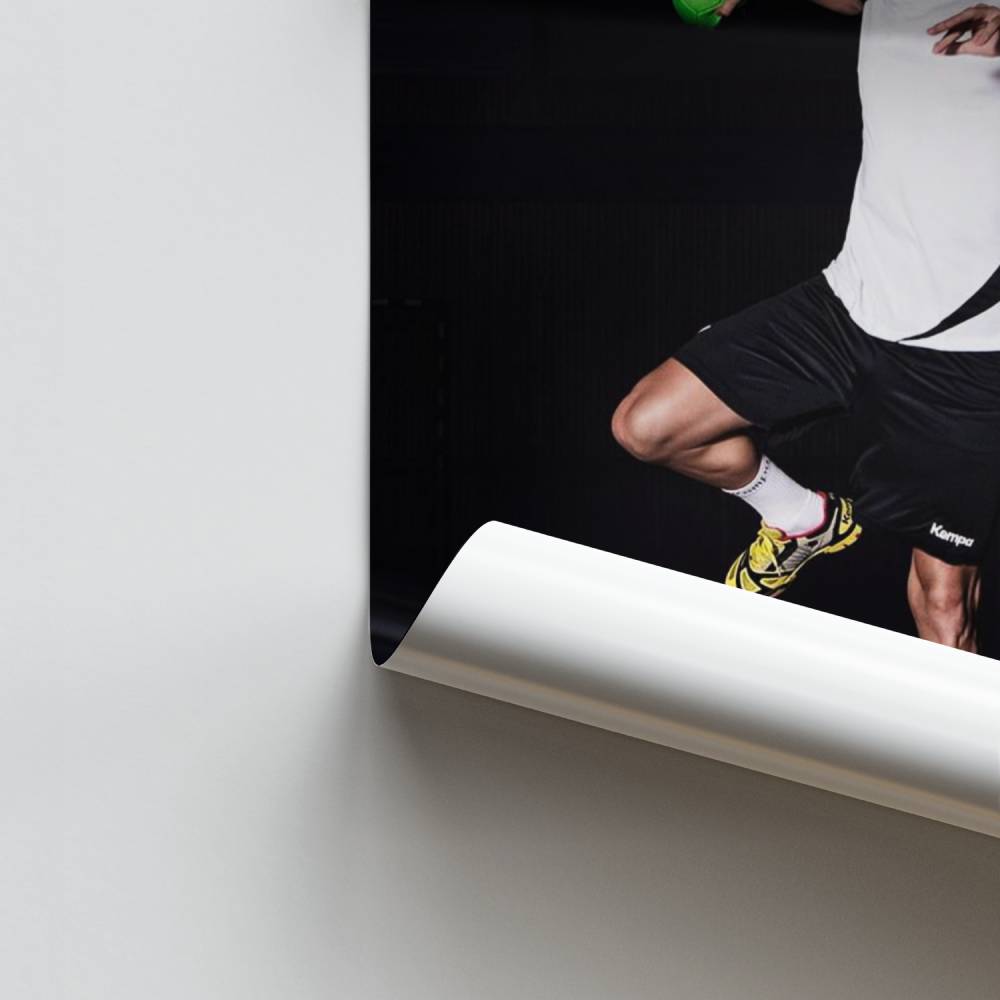 Poster Action Aérienne Handball