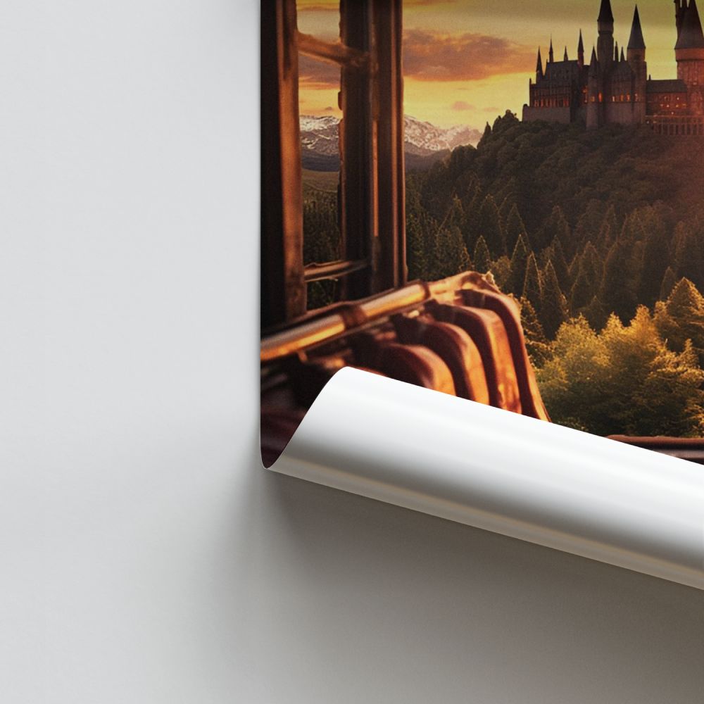 Pôster do trem de Hogwarts